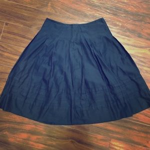 Navy Blue Lined Banana Republic Skirt